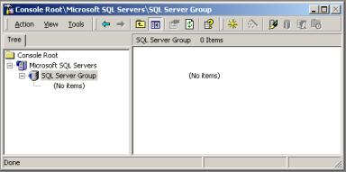 SQL Enterprise Manager screen shot